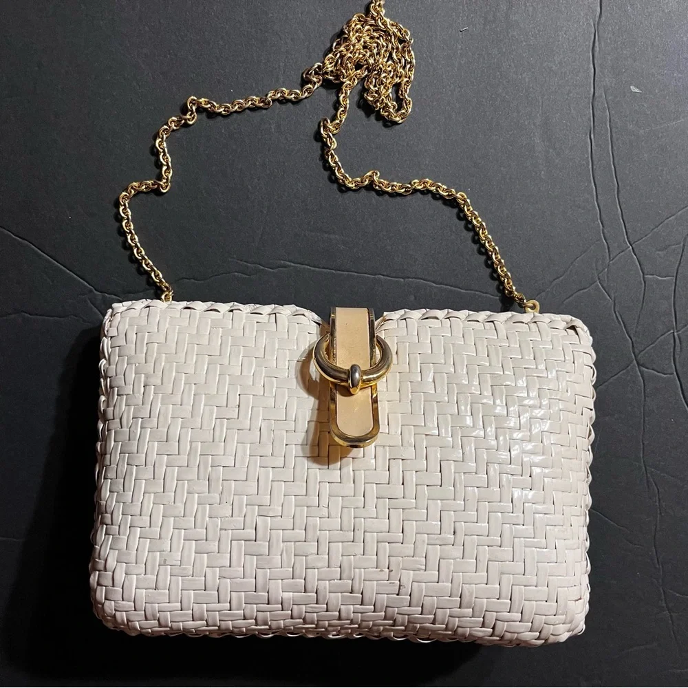 Rodo Vintage Wicker Chain Shoulder Bag - Picture 13 of 15